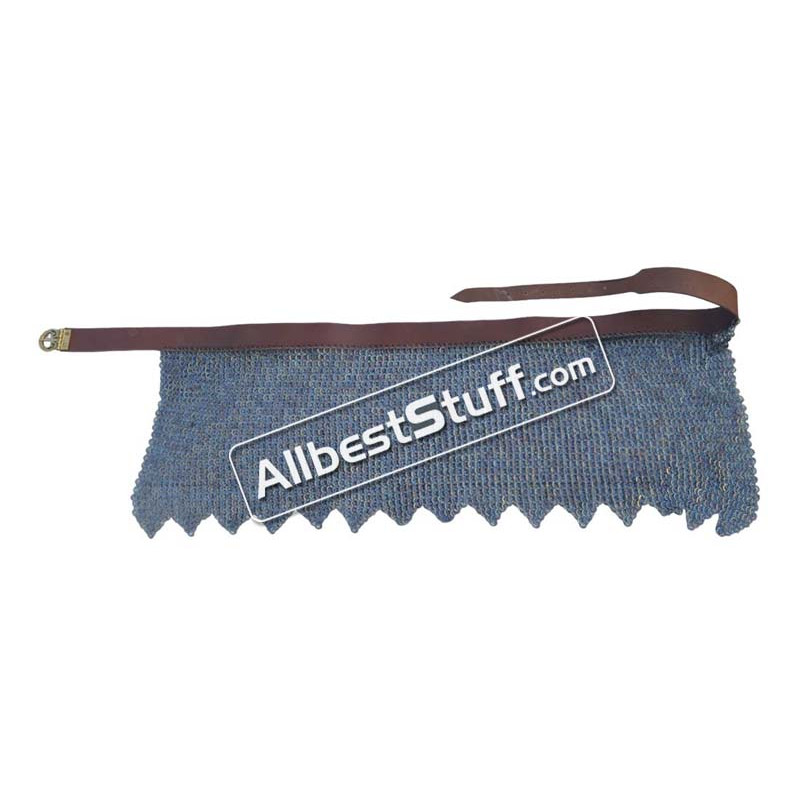 Titanium Chainmail Skirt with Leather Belt